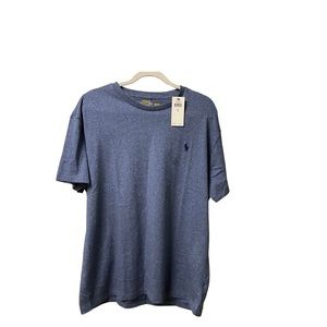 Polo Ralph Lauren Mens Classic Fit T Shirt NWT Size Large Blue Crew Neck